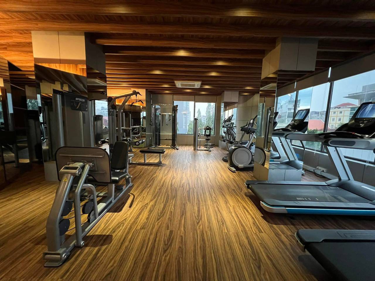 The Boss Building gym, weights and cardio area
